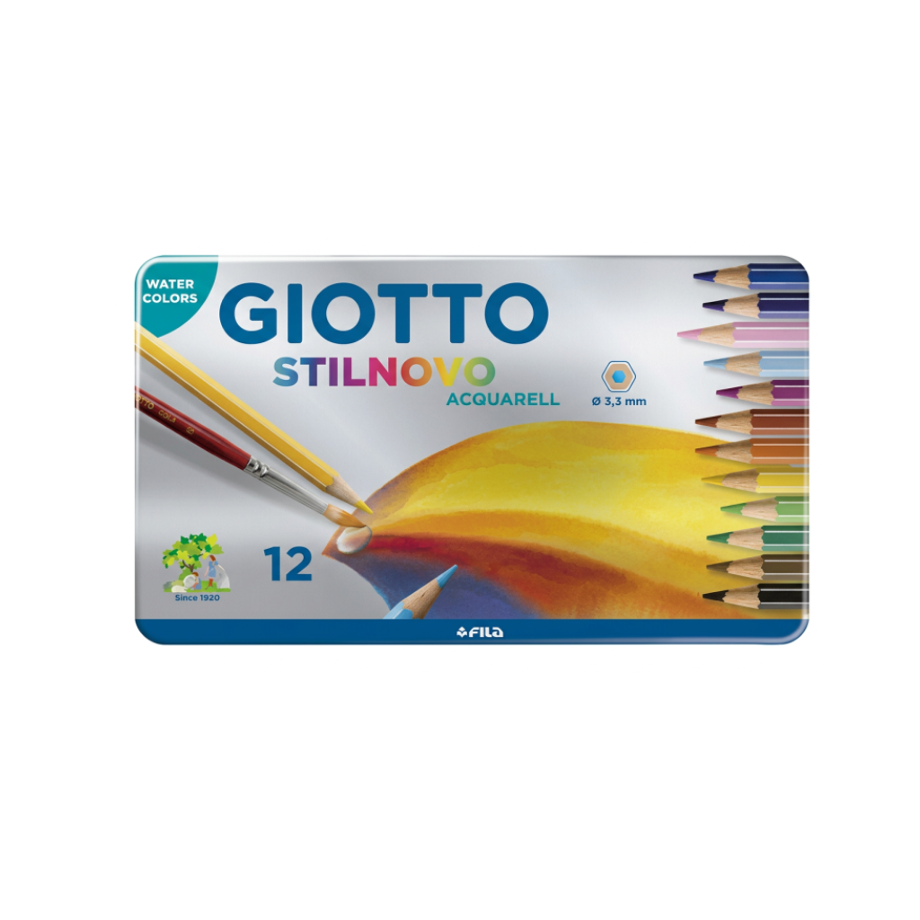 PINTURITAS GIOTTO STILNOVO ACUARELABLES LATA X 12