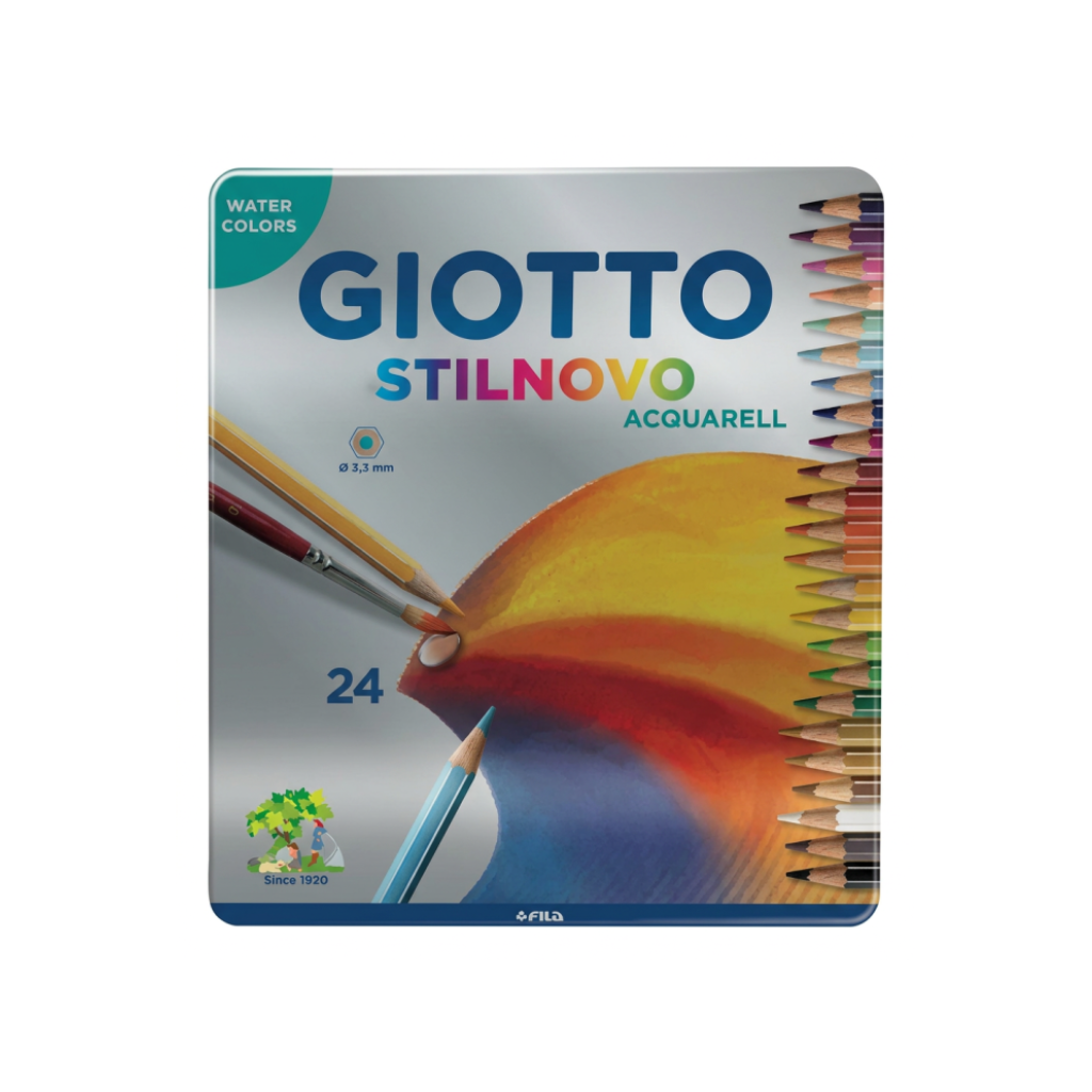 PINTURITAS GIOTTO STILNOVO ACUARELABLES LATA X 24