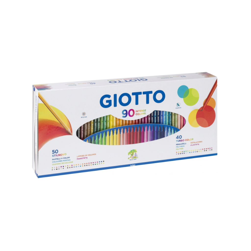 SET GIOTTO 90 PIEZAS ( 50 LAPICES STILNOVO / 40 MA