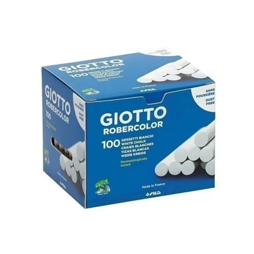 TIZA GIOTTO ROBERCOLOR BLANCA X 100