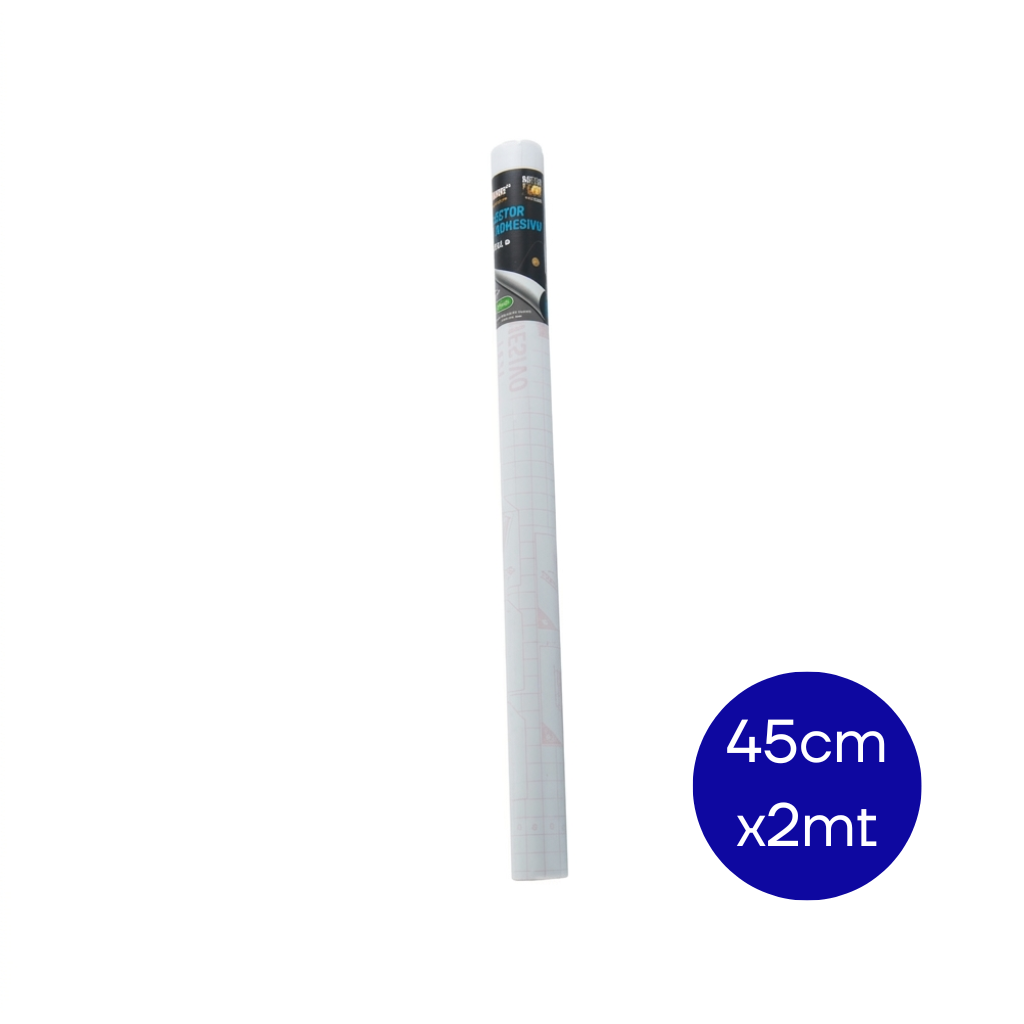 PAPEL CONTACT ADHESIVO TRANSPARENTE 45CM X 2MTS
