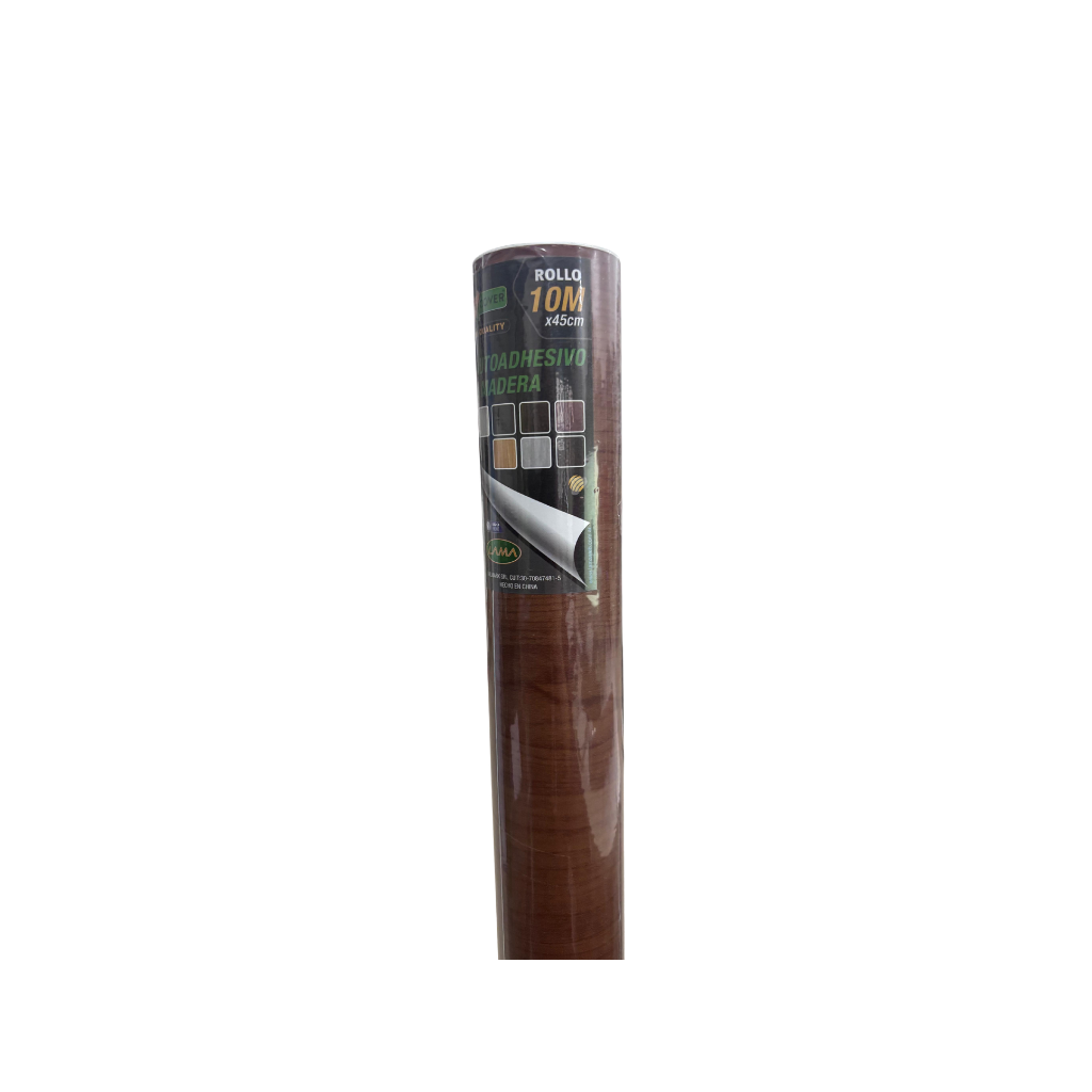 ROLLO PAPEL CONTACT ADHESIVO MADERA MEDIO 45CM X 10MTS 62-3034