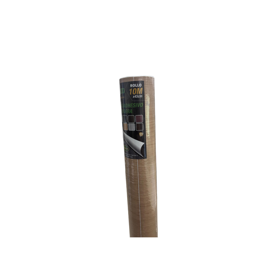 ROLLO PAPEL CONTACT ADHESIVO MADERA CLARO 45CM X 10MTS 62-3035