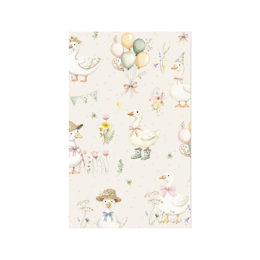 PAPEL AFICHE FANTASIA PATITOS COD:4008 80GRS 70X100CM PAQ X 20 UNID.