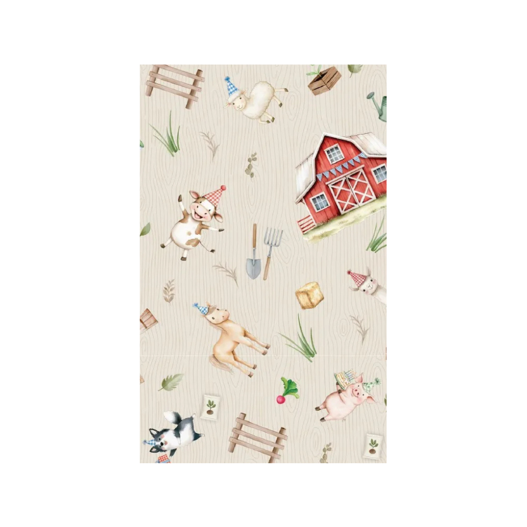 PAPEL AFICHE FANTASIA GRANJA COD:4000 80GRS 70X100CM PAQ X 20 UNID.