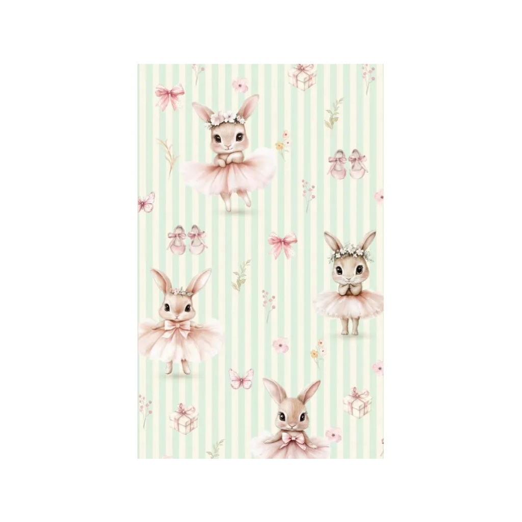 PAPEL AFICHE FANTASIA CONEJITA COD:4003 80GRS 70X100CM PAQ X 20 UNID.