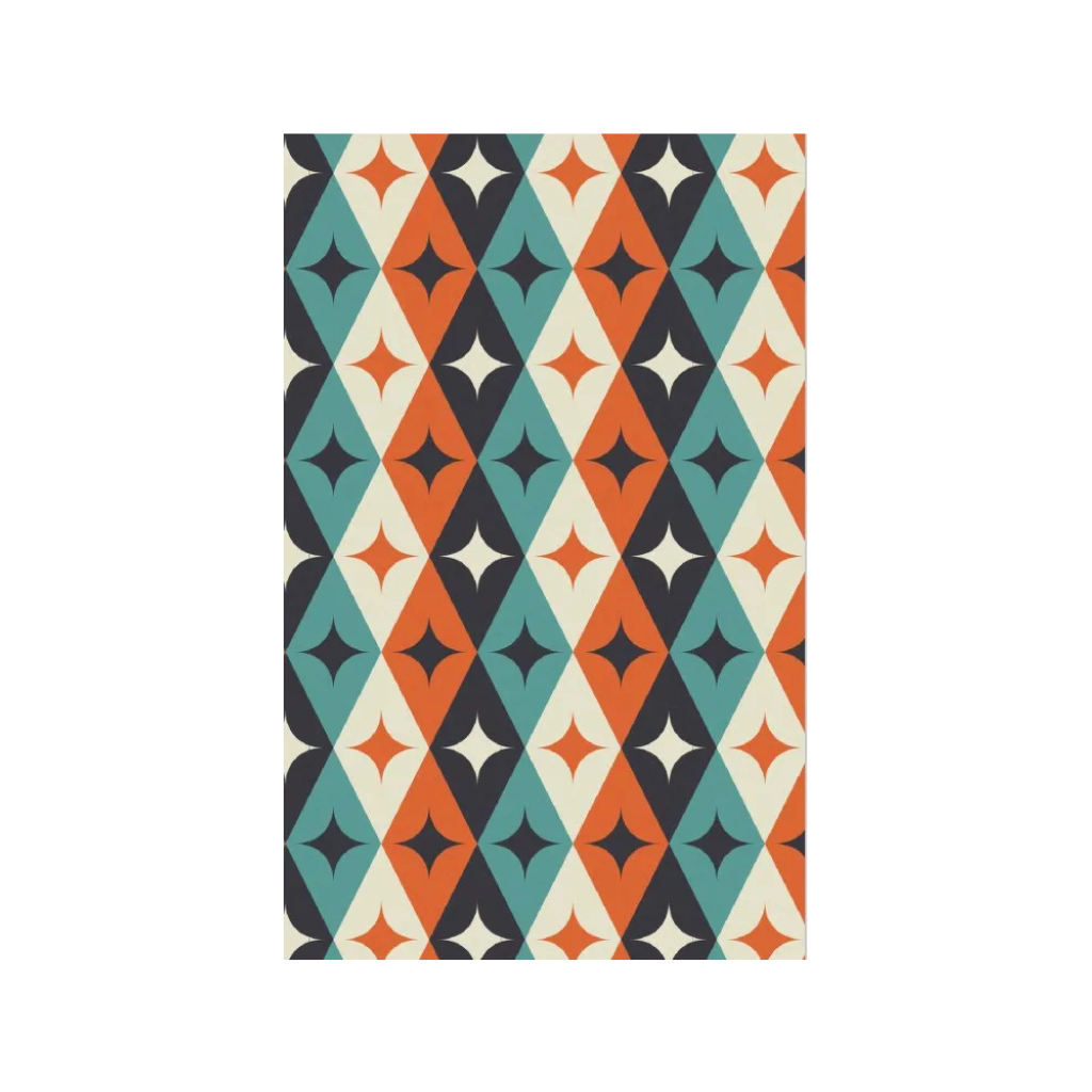 PAPEL AFICHE FANTASIA GEOMETRICOS COD:4011 80GRS 70X100CM PAQ X 20 UNID.