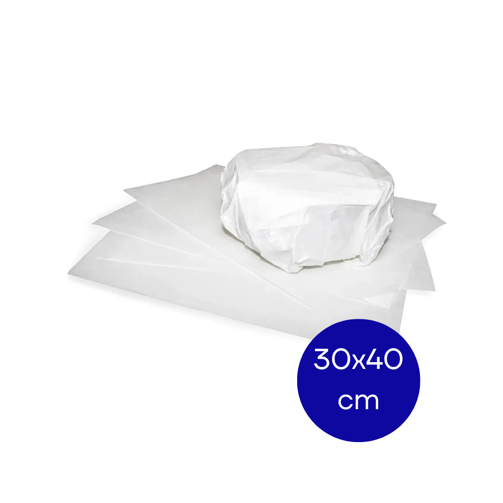 PAPEL HAMBURGUESA BLANCO LISO PAQ X 1000 UNID PFBCO3040 30X40CM
