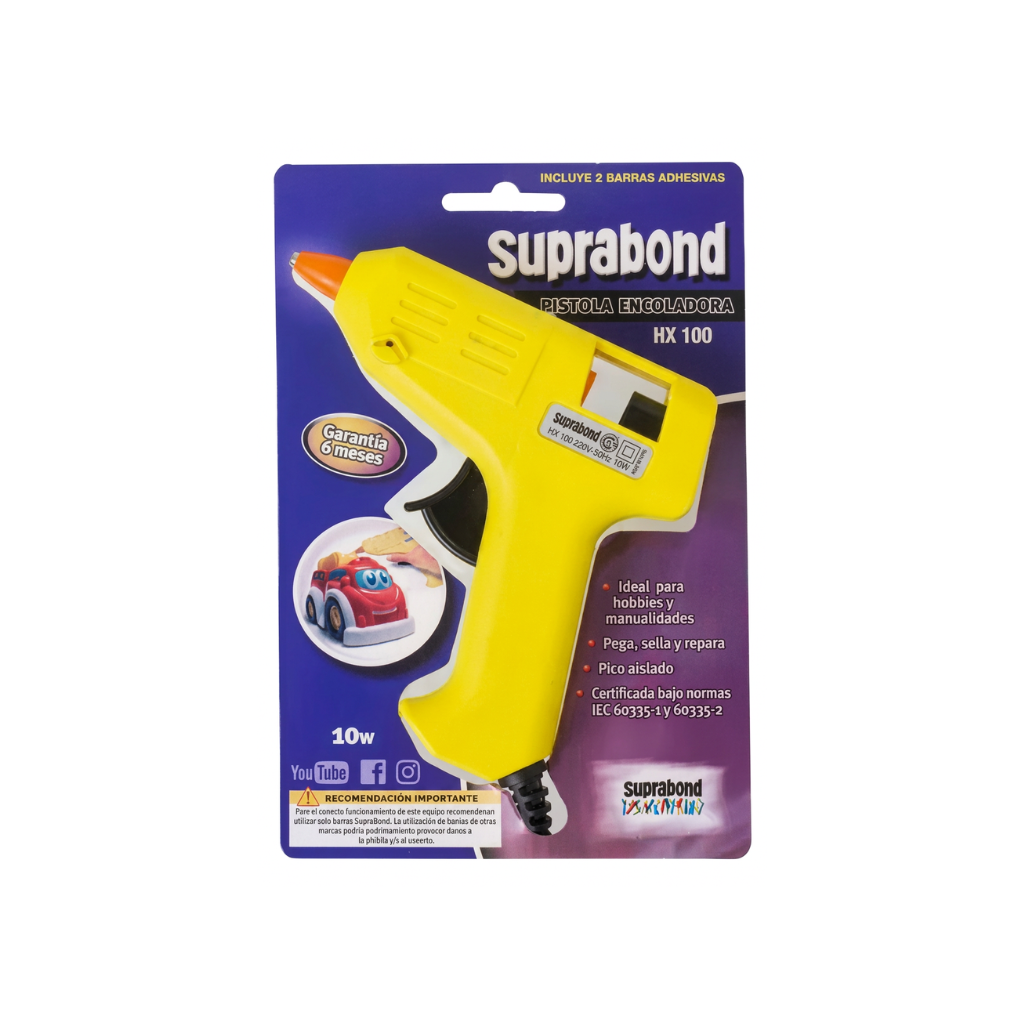 PISTOLA CHICA SUPRABOND HX100 (10 WATTS)