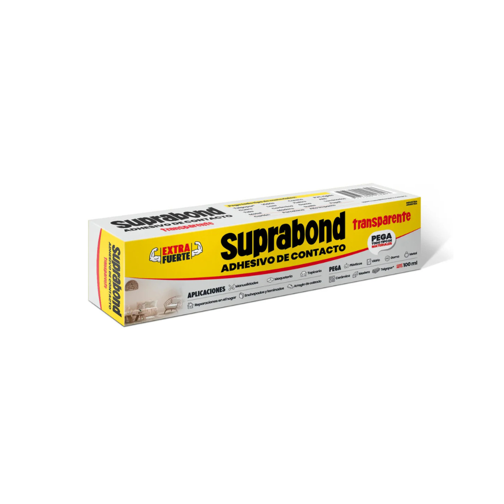 ADHESIVO CONTACTO SUPRABOND TRANSPARENTE PRECISION 100ML ESTUCHE