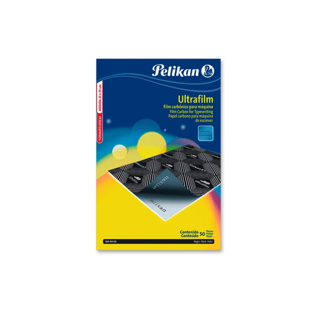 CARBONICO PELIKAN ULTRAFILM NEGRO CAJA X 50 UNID.