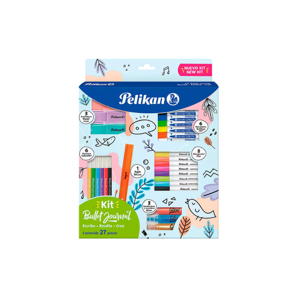 KIT PELIKAN BULLET JOURNAL X 27 PIEZAS - L30190115 ( 972667 )