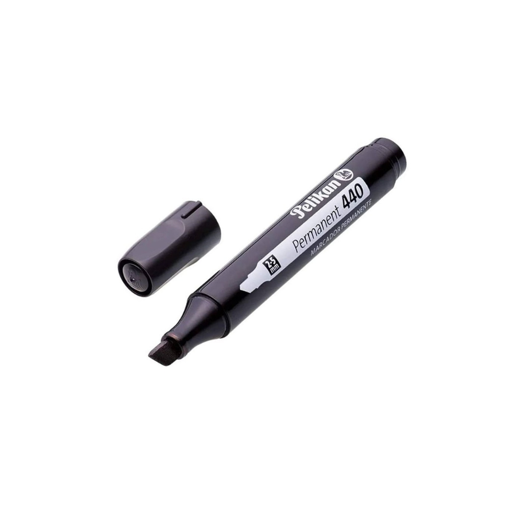 MARCADOR PELIKAN 440 PERMANENTE NEGRO PTA CHANFLEADO
