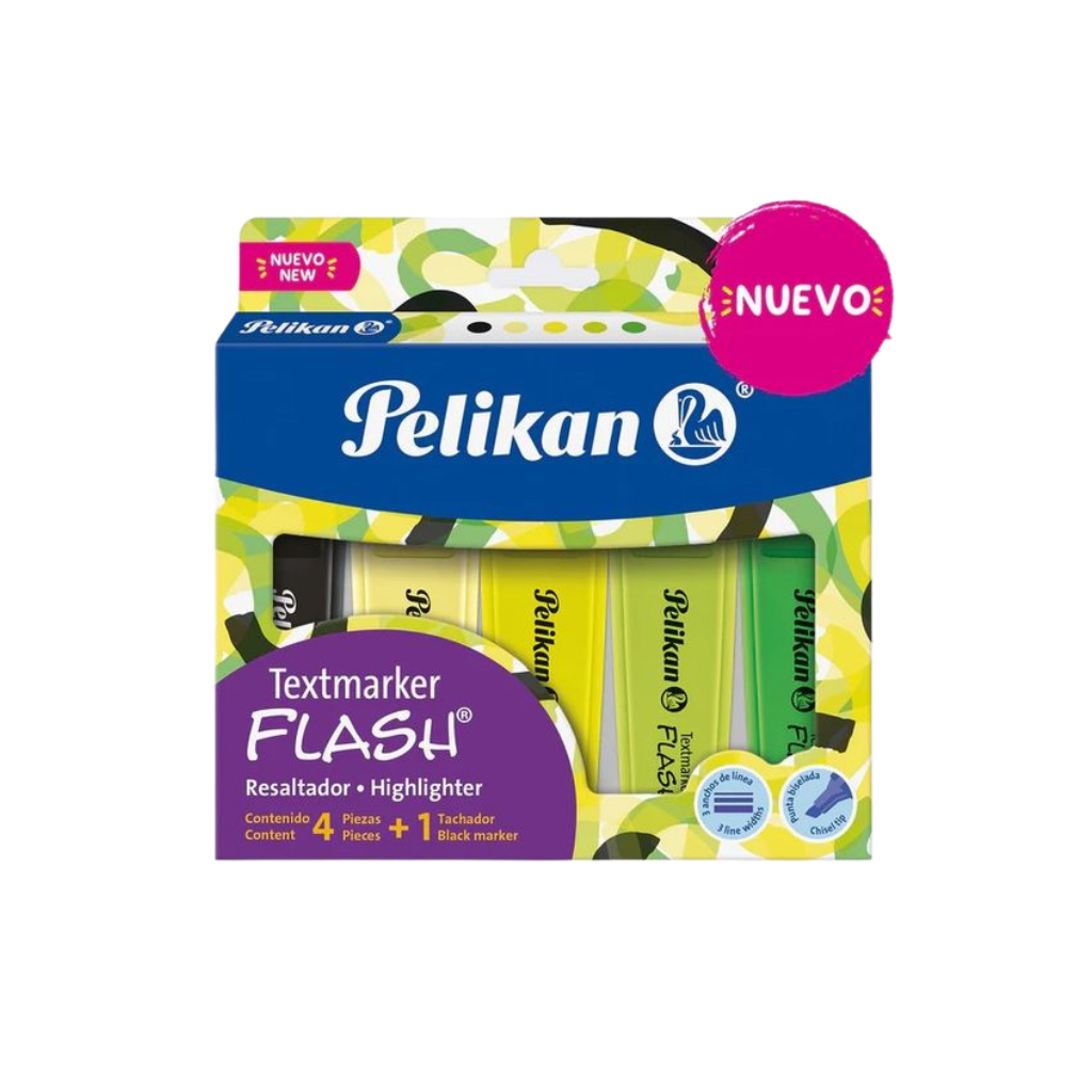 RESALTADOR PELIKAN FLASH CITRUS-BLACK X5 L041900467