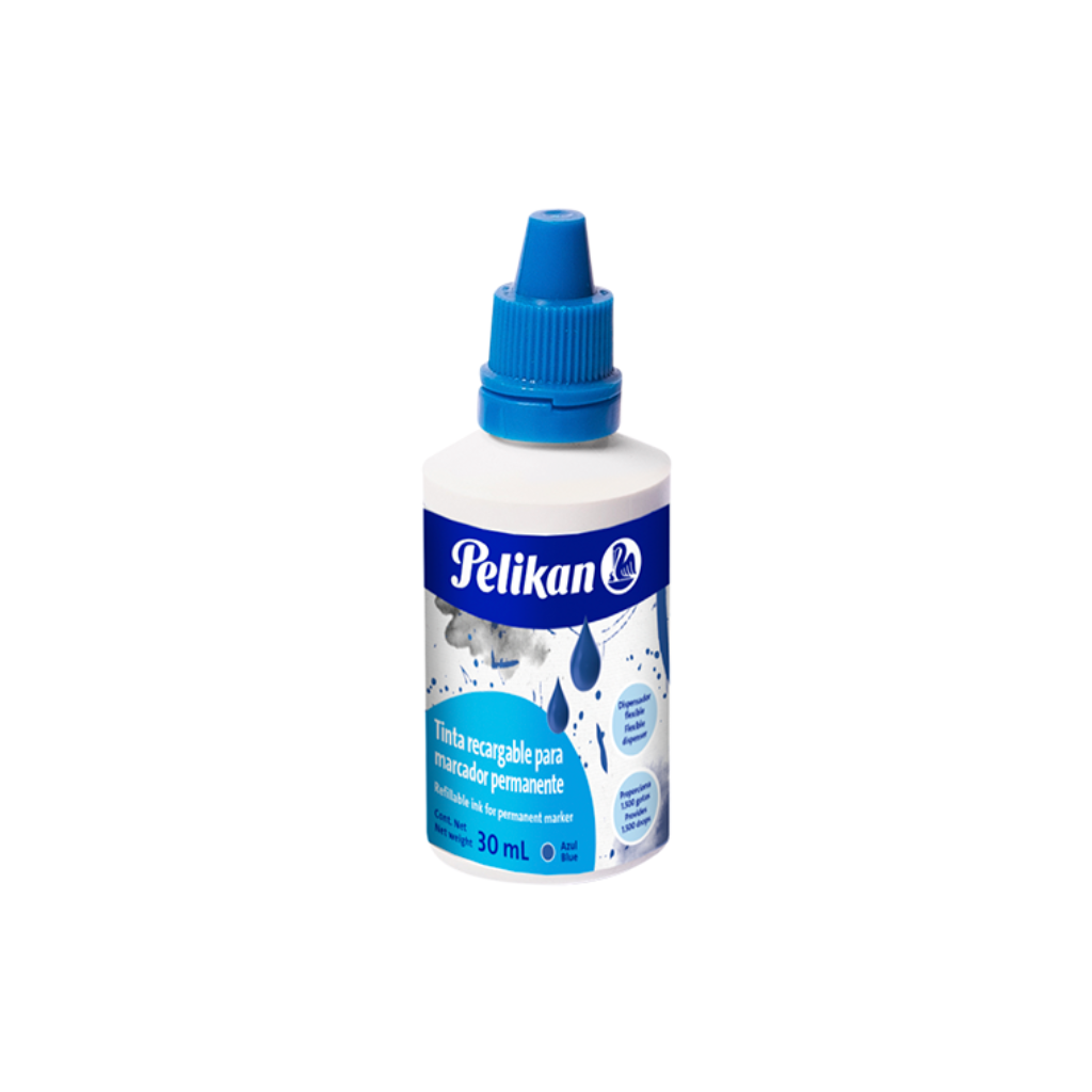 TINTA PELIKAN P/MARCADOR AL SOLVENTE 25/30 CC AZUL