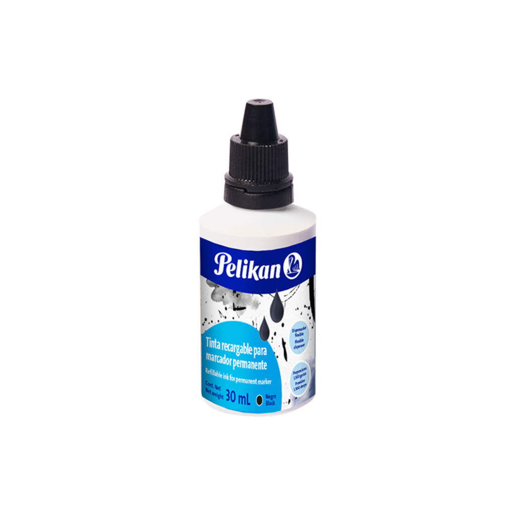 TINTA PELIKAN P/MARCADOR AL SOLVENTE 25/30 CC NEGRO