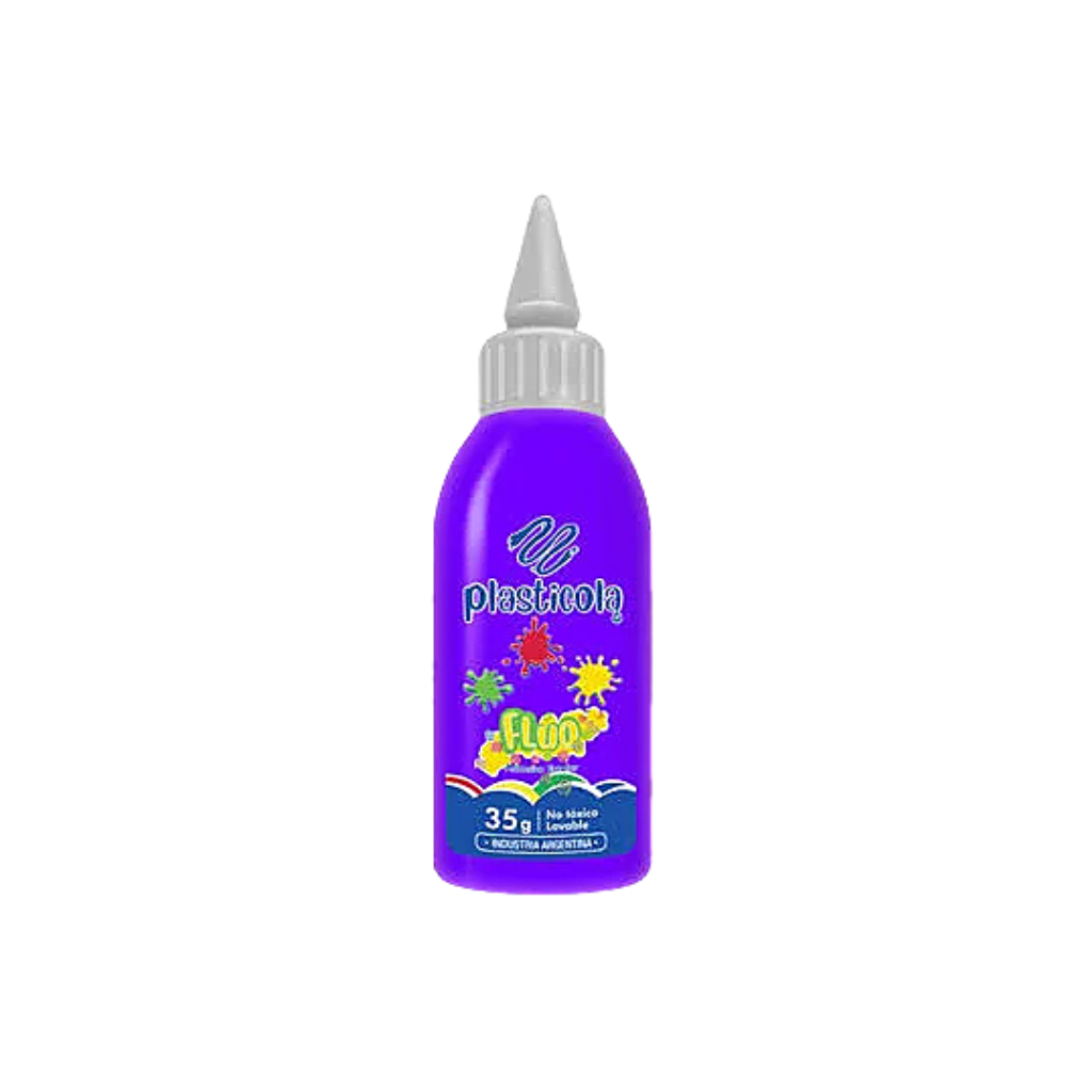 COLA VINILICAS PLASTICOLA X40G FLUO VIOLETA