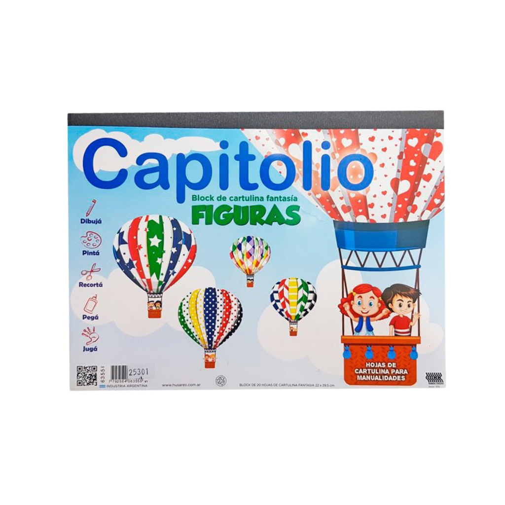 BLOCK DIBUJO N°5 6355 CAPITOLIO FANTASIA