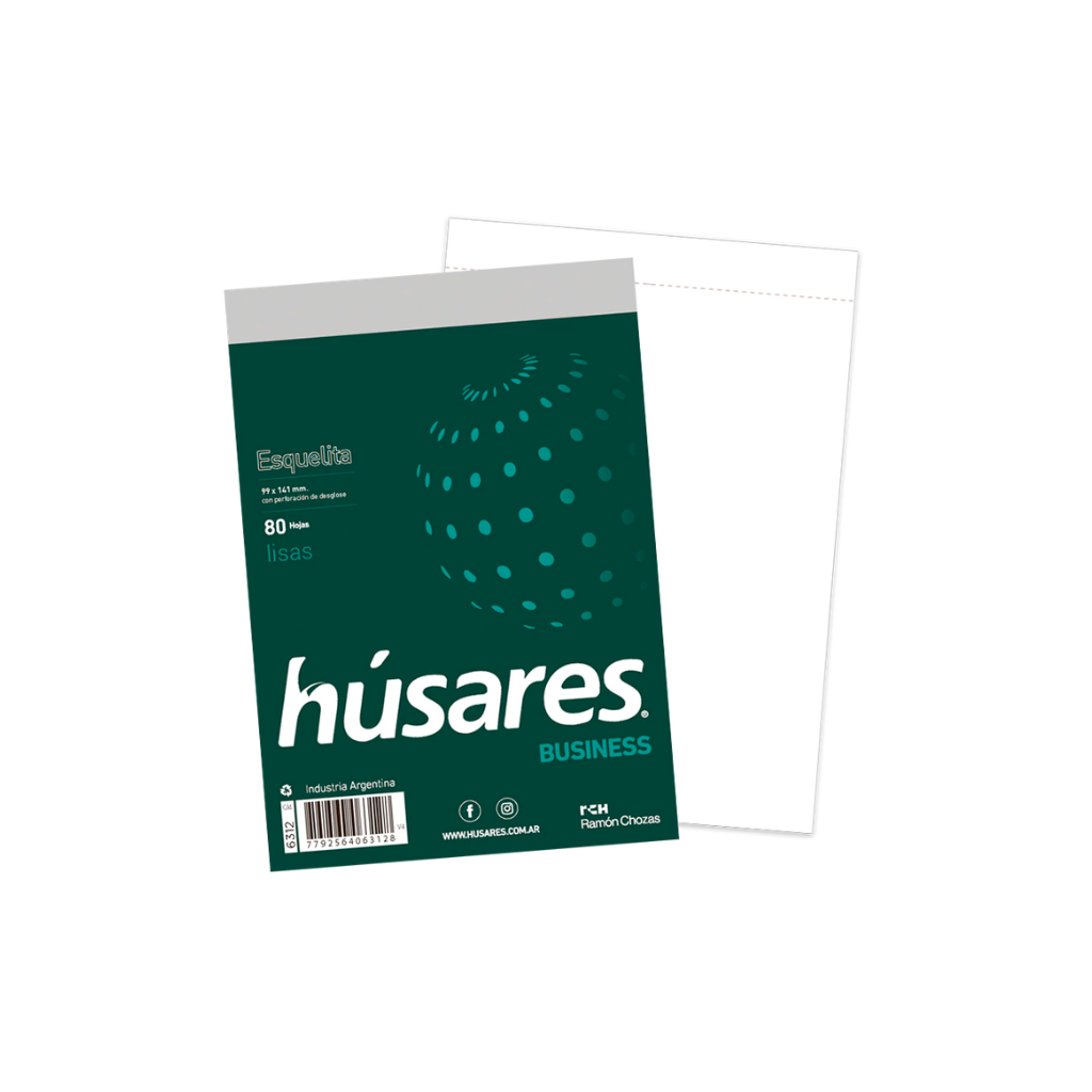 BLOCK HUSARES 6312 BUSINESS ESQUELITA A6 80 H LISO