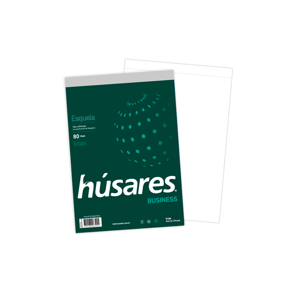 BLOCK HUSARES 6324 BUSINESS ESQUELA A5 80 H LISO