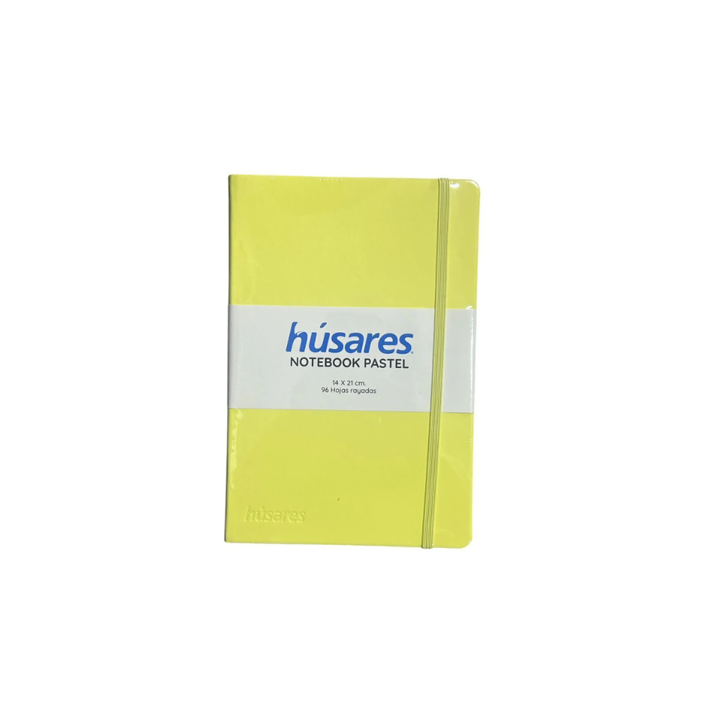 CUADERNO NOTEBOOKS PASTEL AMARILLO RAYADO 14X21 96 HOJAS 6282
