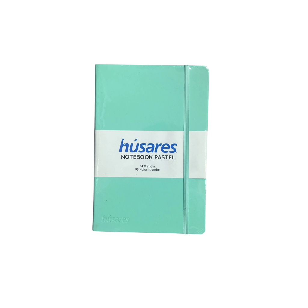 CUADERNO NOTEBOOKS PASTEL VERDE RAYADO 14X21 96 HOJAS 6282