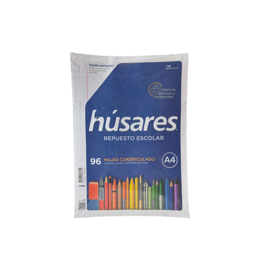 REPUESTO A4 HUSARES 96 HJS # 90GRS 5 PERF 6084