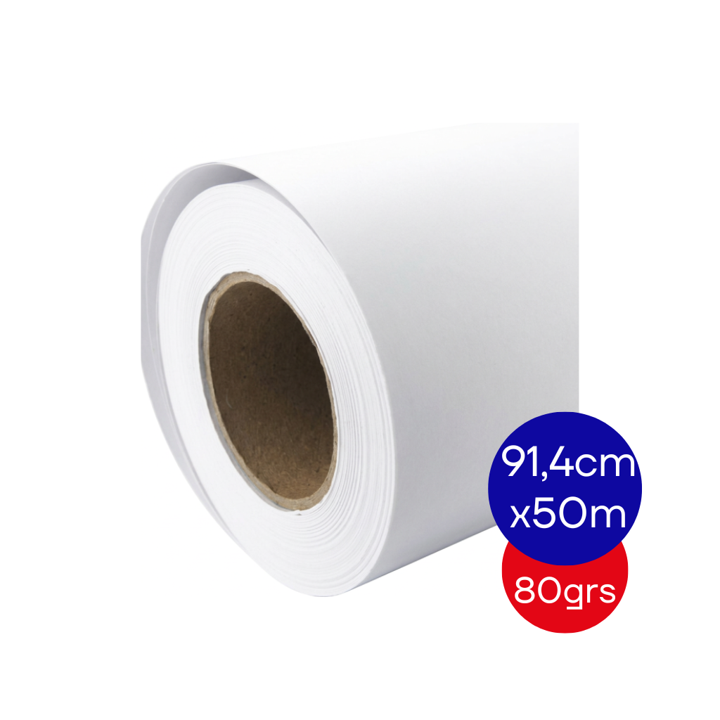 ROLLO PLOTTER HUSARES 0191 OBRA 80GRS 91,4CM X 50MTS
