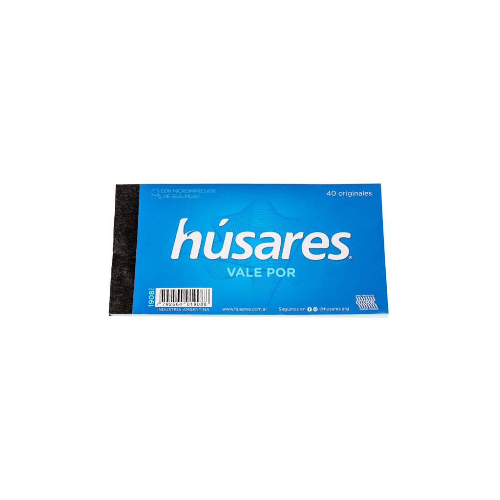 TALONARIO HUSARES VALE POR 1908