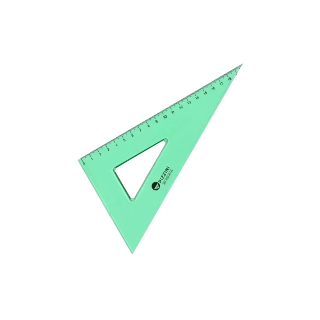ESCUADRA TECNICA VERDE 20CM X60° 373220X60