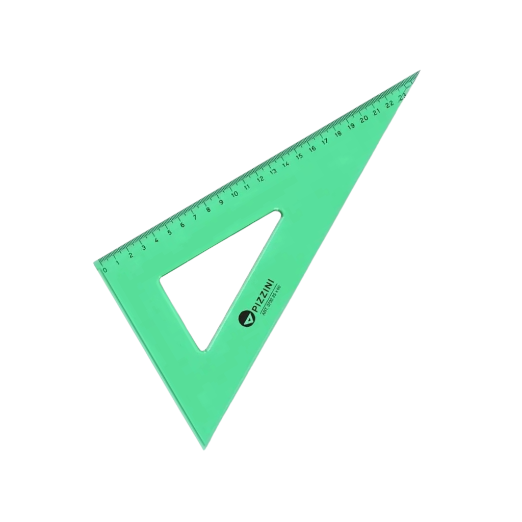 ESCUADRA TECNICA VERDE 25CM X60° 373225X60