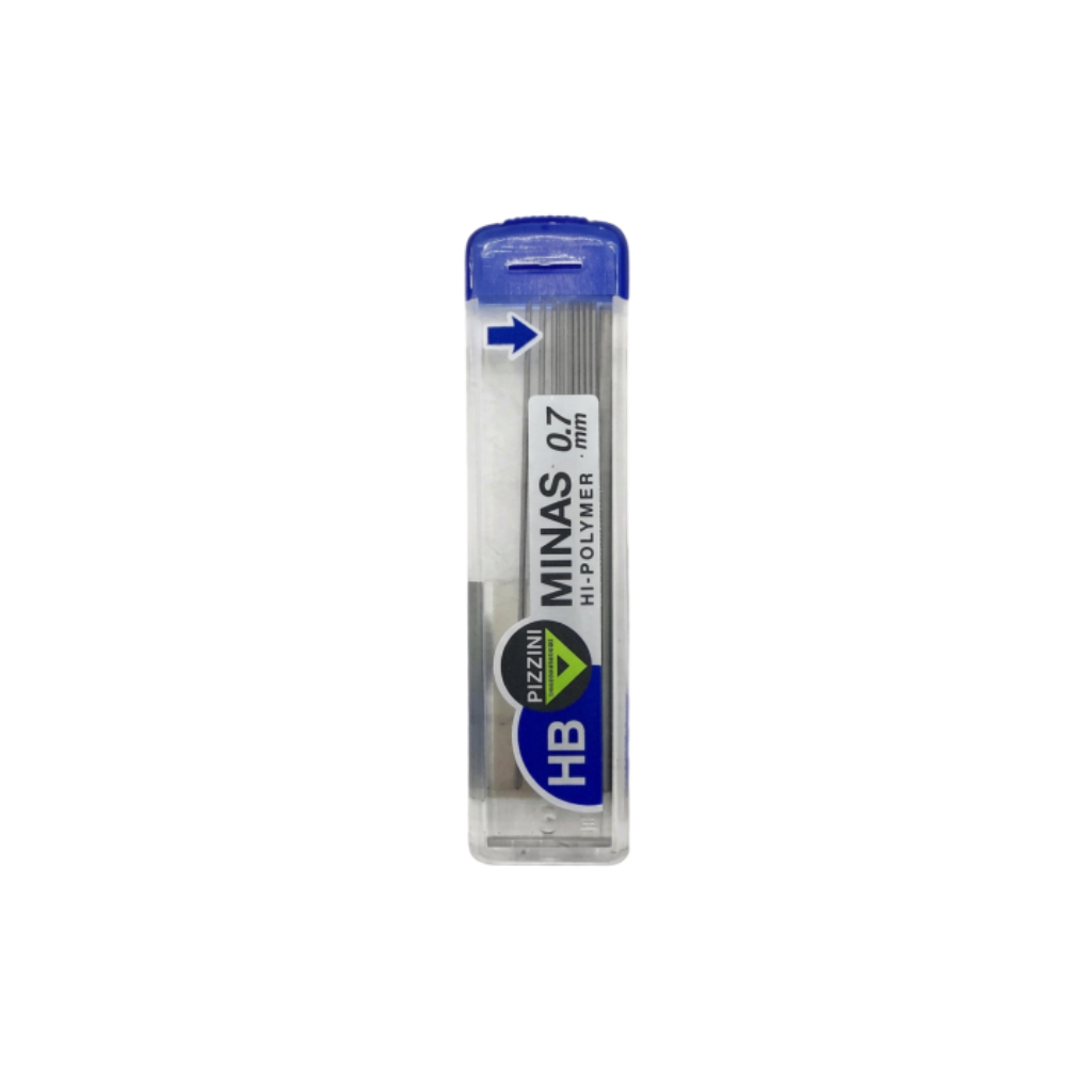 MINAS 0.7 MM HB X 12 MINAS PIZZINI