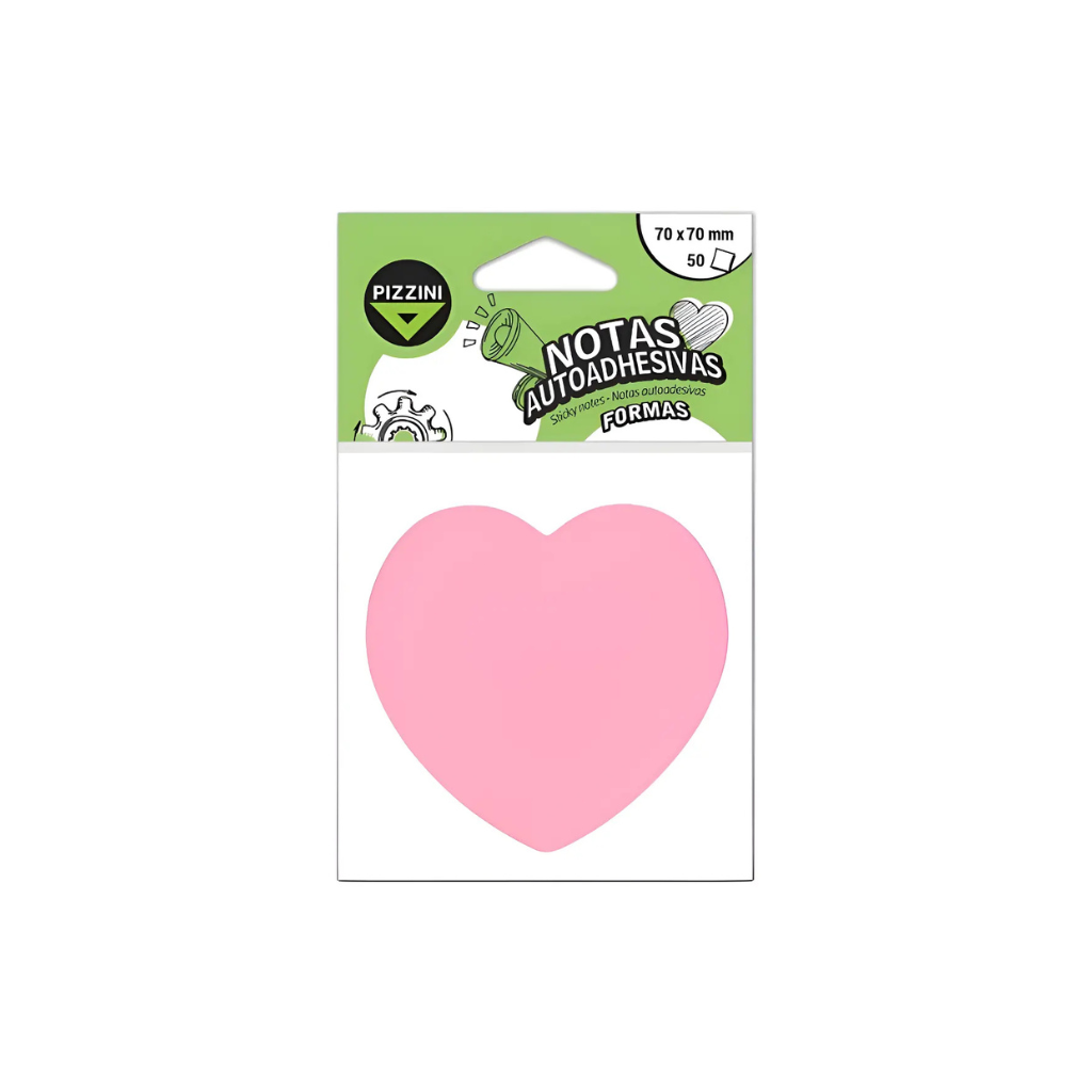 NOTAS CORAZON ROSA PASTEL NACORAZX1PRO