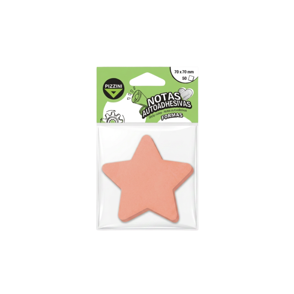 NOTAS ESTRELLA ROSA PASTEL