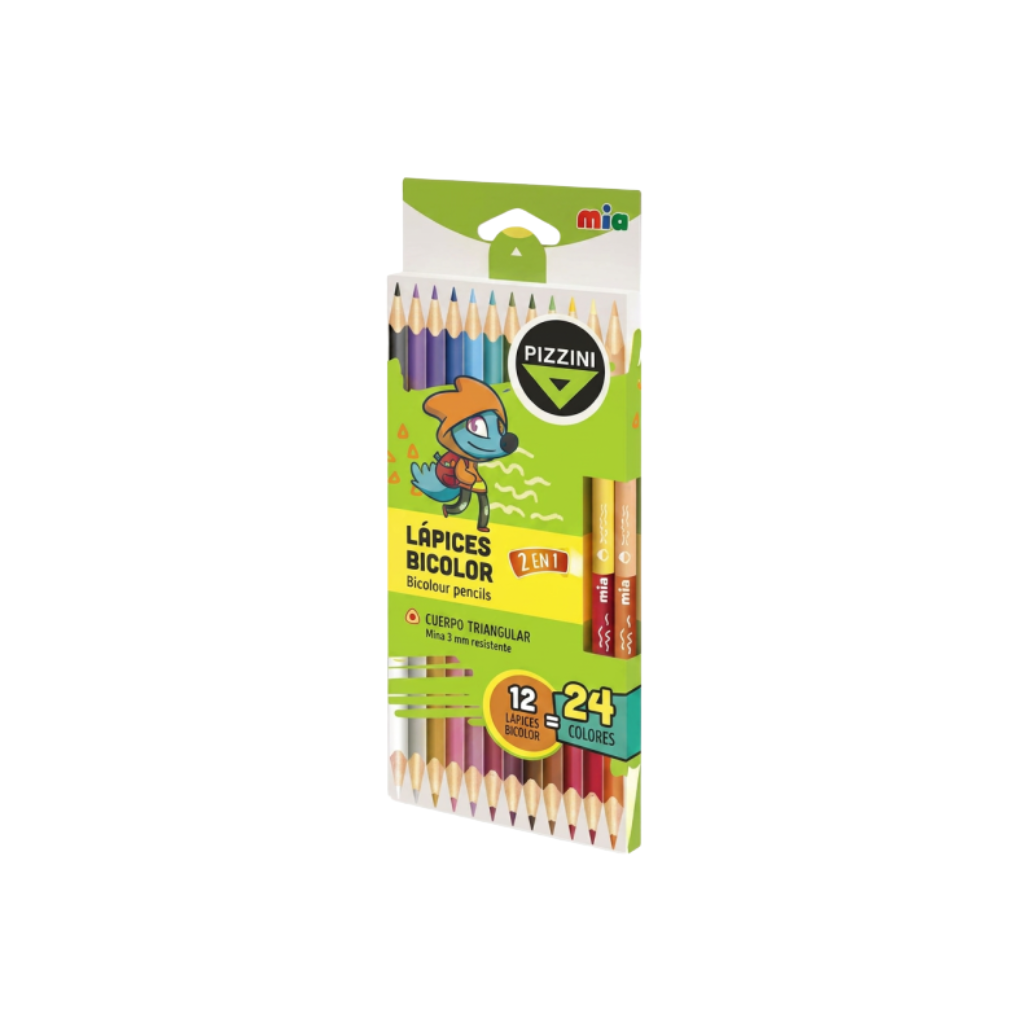 PINTURITAS X 12 BICOLOR PIZZINI LML4712