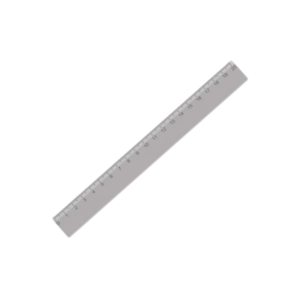 REGLA DE 20 CM HUMO TRANSPARENTE PIZZINI 170220