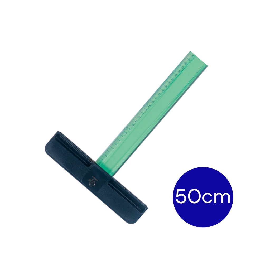 REGLA T 50 CM VERDE PIZZINI 81150