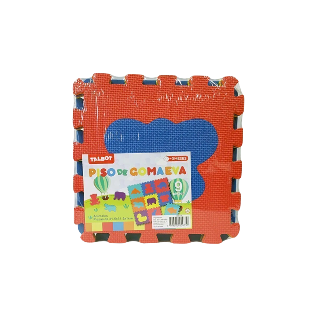 PISOS GOMA EVA TALBOT ANIMALES X 9U 31.5X31.5X1M 5135