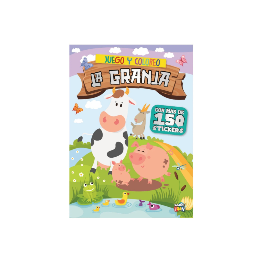 JUEGO Y COLOREO LA GRANJA LIST-289