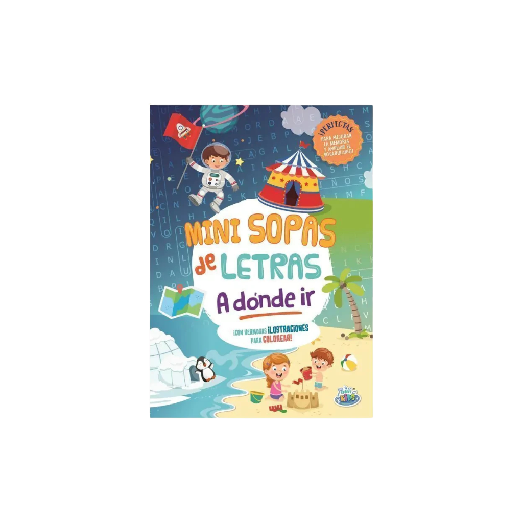 LIBROS PLOW MINI SOPA DE LETRAS A DONDE IR BK-117