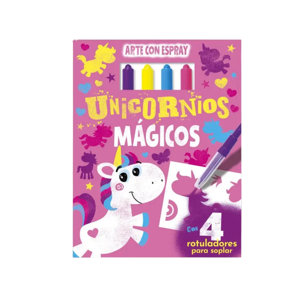 ARTE CON SPRAY UNICORNIOS MAGICOS EDI0178-3
