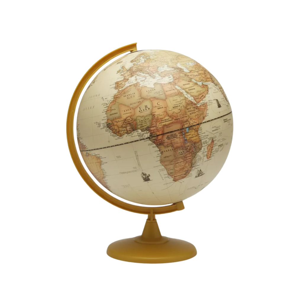 GLOBO TERRAQUEO 25CM 257AW ANTIGUO SEPIA