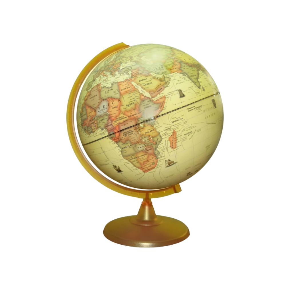 GLOBO TERRAQUEO 20CM 207AW ANTIGUO SEPIA