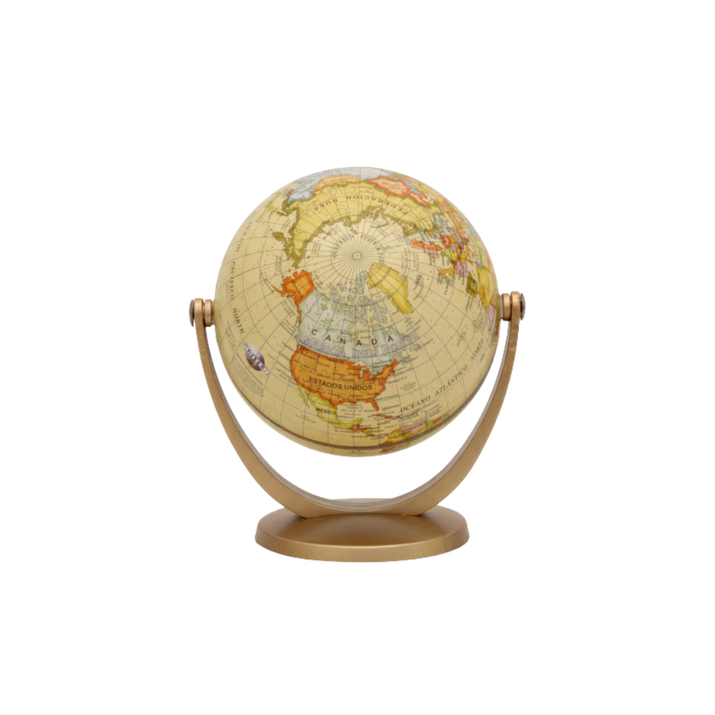 GLOBO TERRAQUEO 10CM 107A ANTIGUO
