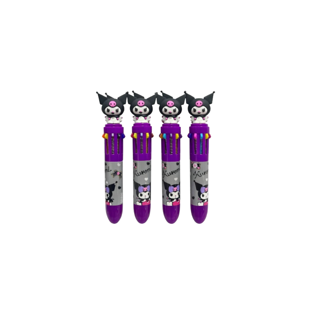 BOLIGRAFO CON FIGURIN 10 COLORES EN 1 KUROMI SR500