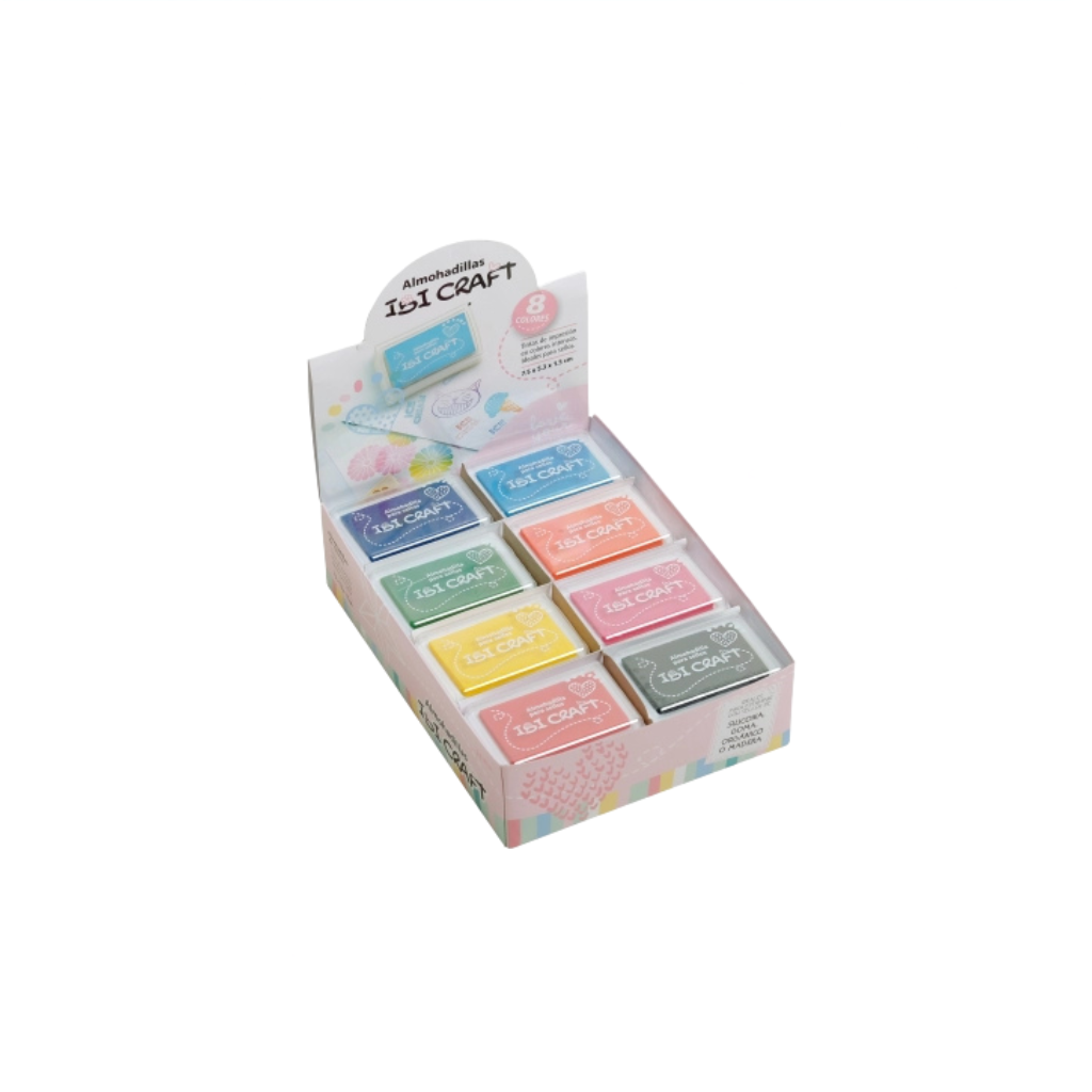 ALMOHADILLA DE COLORES 75X53MM C/U