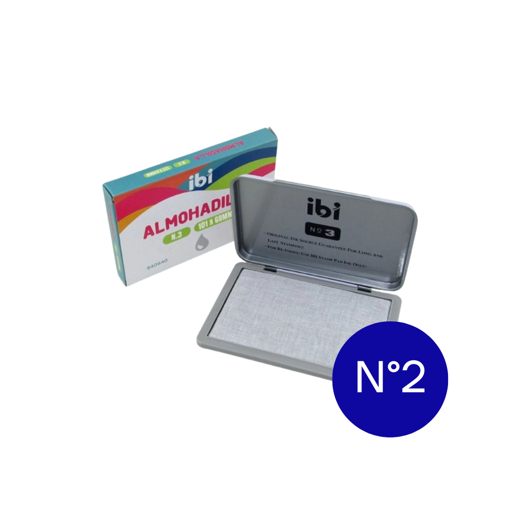 ALMOHADILLA N.2 SIN TINTA METAL 142X98MM 840662