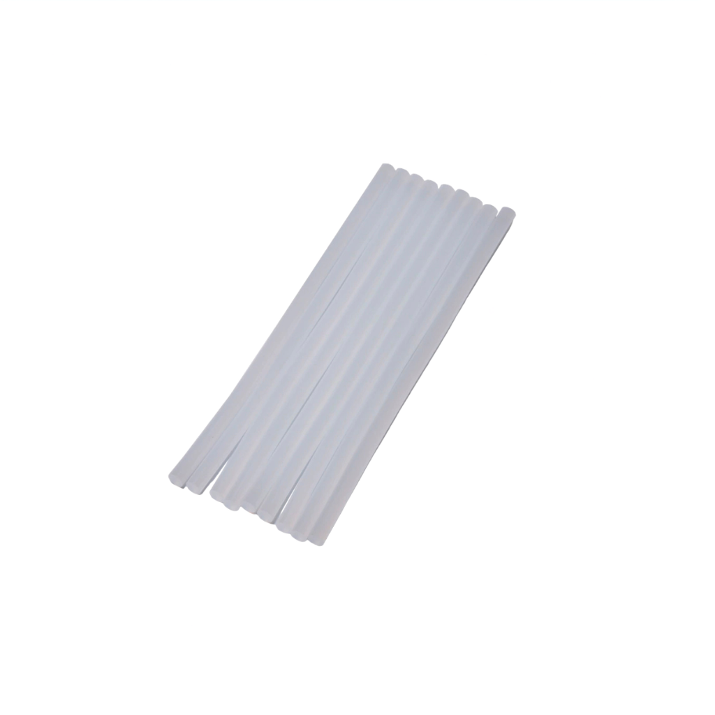 BARRA SILICONA GRUESA 11,2MM X 27CM. CRISTAL 990601 KILO APROX 39