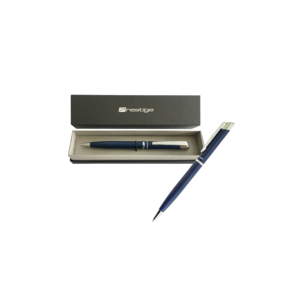 BOLIGRAFO PRESTIGE METALICO AZUL EN ESTUCHE 070072