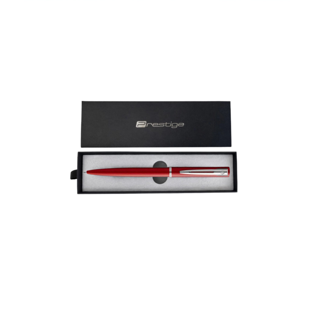 BOLIGRAFO PRESTIGE METALICO ROJO EN ESTUCHE 070082